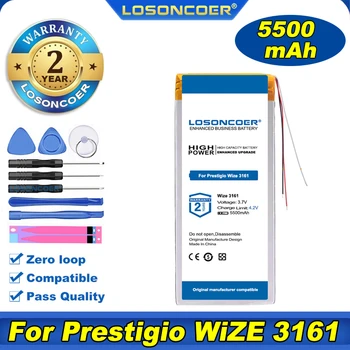 100% מקוריים LOSONCOER עבור Prestigio Wize 3161 3G Li-פולימר החלפת לוח למחשב סוללה 3 חוטים כלים חינם