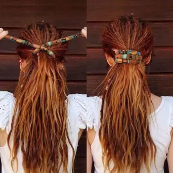 ספירלת לנעול לקשור את השיער לקוקו מחזיקי צבעוני ראסטות בשיער לקשור ראסטות ארוכות לנשים בנות אביזרים לשיער