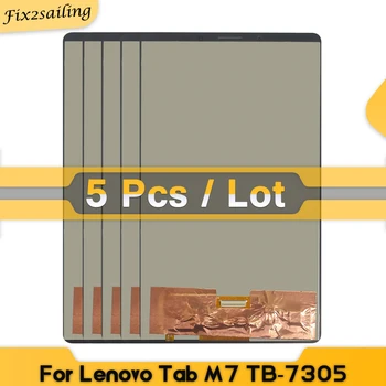 5 יח ' 5Pieces עבור Lenovo Tab M7 7305 TB-7305 TB-7305F TB-7305i TB-7305x תצוגת LCD מסך מגע דיגיטלית הרכבה 3G 4G WIFI