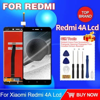 משלוח חינם עבור Xiaomi Redmi 4א מסך מגע lcd דיגיטלית הרכבה לredmi 4א להציג החלפה עם מסגרת