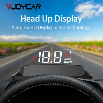 Vjoycar חדש OBD2 האד לאמוד המראה מקרן ברכב מד מהירות תצוגת מהירות מתח קירור טיול קילומטראז אוטומטי אביזר אלקטרוני