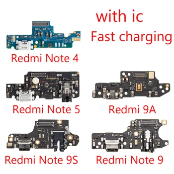 מטען USB יציאת ג ' ק Dock Connector טעינה לוח להגמיש כבלים עבור Xiaomi Redmi 4X 5 9A 9 Pro 9