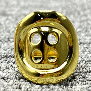 2022 החדש מתאים אונו דה 50 יצירתי אופנה 925 כסף מצופה זהב 14k כפתור קסם טבעת זהב נישה תכשיטים מתנה