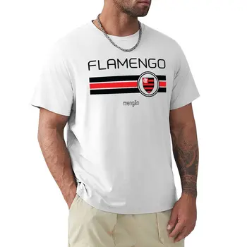סרייה A - Flamengo (הבית האדום) T-Shirt חולצת טריקו בלונדי חולצה מותאמת אישית חולצה גרפי חולצת גברים שרוול ארוך חולצות t