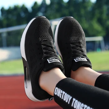 אופנה חדשה גברים נשים מזדמנים נעלי ספורט יצירתי טניס ספורט נעלי ריצת נעלי פלטפורמה שטוחה החלקה ריצה נעלי ספורט נעליים