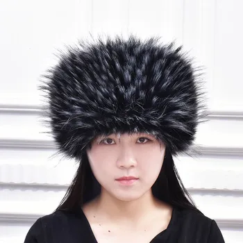 2021 נשים גברים הפרווה המזויפת כובע מוצק לעבות רוסית חיצונית סקי שלג כובעי חורף סתיו חם אופנה מזדמן כובעים כובע 22 צבעים