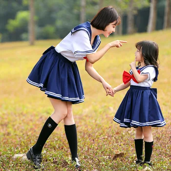 תלמידים יפניים מלח תלבושת בית הספר נשים ילדה ילד מבוגר חידוש JK שמלת אנימה קוספליי תחפושת חליפת חצאית קפלים