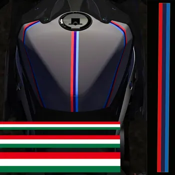 רעיוני איטליה דגל מוטוקרוס פס מדבקות אופנוע טנק מדבקות על Hondas ADVs CBRs HRCs ב. מ. וו GS 1250