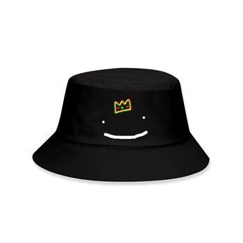 Ranboo אופנה כובע מכתב הדפסה Ranboo דלי כובע ranboo הדייג של כובעים