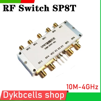 RF מתג SP8T 10M-4GHz SP8T יחיד עמוד שמונה לזרוק אלקטרוני מיקרוגל מתג 433M GSM GPS 2.4 G מערכת תקשורת