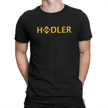 Hodler של אדם חולצת טי Binance או הצוואר גג פוליאסטר חולצה מצחיק מתנות יום הולדת