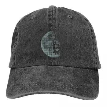 בקיץ כובע מגן השמש ביטקוין פיקסל מון היפ הופ כובעי Cryptocurrency כורים כובע בוקרים כובעי ליצנים