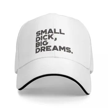 מצחיק פוגע זין קטן חלומות גדולים וינטאג', רטרו (שחור) כובע בייסבול מעצב כובע כובעים חג המולד סמל כובעי זכר לנשים