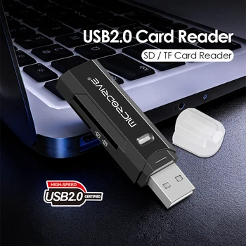מהירות גבוהה כרטיס הקורא מחשב נייד תמיכה 5Gbps USB 2.0 קורא כרטיסים 2 in 1 SD TF כרטיס זיכרון מתאם