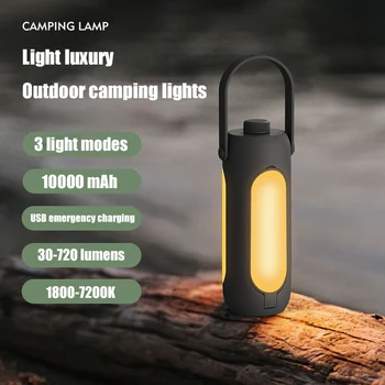 קמפינג תחת כיפת השמיים אור נטענת USB פנס פנס תאורת חירום הסוללה תלוי אור גן עיצוב 3 מצבי מנורה