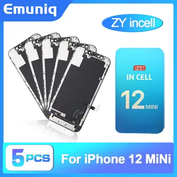 5 יח ' ZY Incell עבור iPhone 12 Mini LCD תצוגה מגע דיגיטלית הרכבה מסך החלפת