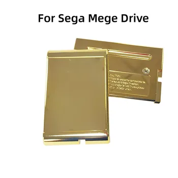מצופה זהב משחק מחסנית תיק מעטפת עבור סגה Mege כונן החלפת כיסוי מעטפת עבור MD לנו גרסה