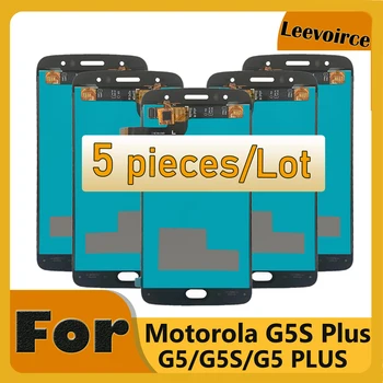 5 חתיכות/הרבה עבור Motorola MOTO G5 G5 בנוסף G5S G5S בנוסף XT1670 XT1685 XT1803 XT1792 תצוגת LCD מסך מגע דיגיטלית הרכבה