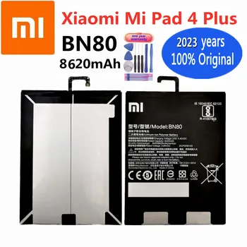 2023 100% מקורי שיאו mi BN80 סוללה עבור Xiaomi פנקס, 4 + לוח Pad4 MiPad4 בנוסף 8620mAh קיבולת גבוהה סוללות Bateria