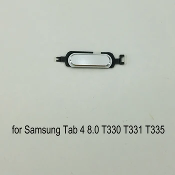 עבור Samsung Galaxy Tab 4 8.0 T330 T331 T335 המקורי Tablet טלפון דיור מסגרת חדשה כפתור הבית, מקש תפריט שחור לבן