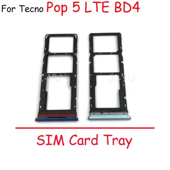על Tecno פופ 5 LTE BD4 כרטיס ה SIM-מגש בעל חריץ מתאם החלפה ותיקון חלקים