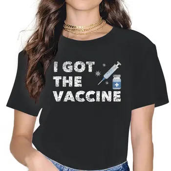 יש לי את החיסון לנשים Tshirts 2021 שרדו חיסונים גראנג ' בציר הנשי בגדים גרפי בגדים