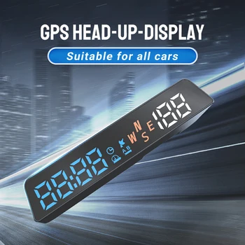 2023 GPS המחוונים האד Gague דיגיטלי מד המהירות זמן מצפן גובה Plug and Play אביזרים אלקטרוניים על כל המכוניות