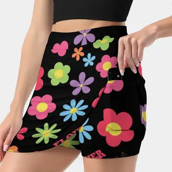 פרח צבעוני כוח משמחת פרחים לנשים חצאית אסתטי חצאיות חדשות אופנה חצאיות קצרות קלאודיה פלורס Claudiaflores