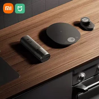 Xiaomi Mi Mijia 3 ב1 סט כלי מטבח אלקטרוני סולם מטבח חכם טיימר חשמלי פותחן יין נייד ביתי במשקל של ערכת