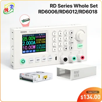 RD6006W RD6012W RD6018W RD6006PW DC DC הספסל אספקת חשמל מודד כל הסט לא הורכבו מתכוונן באק מצב ממיר