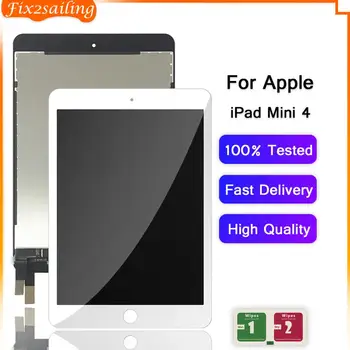 חדש-LCD עבור אפל iPad Mini 4 מסך מגע לוח הרכבה, החלפה עבור iPad mini 4 A1538 A1550 LCD Digitzer