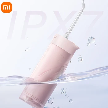 Xiaomi Mijia החייבת Oral Irrigator נייד שן מכונת כביסה מים Flosser הביתה סוללה בעלת קיבולת גדולה הבנות ניקוי שיניים