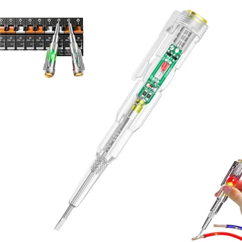 חכם בודק מתח עט כוח 70-250V מתח גלאי חשמל בגלאי עיפרון עם נורית חיווי אור