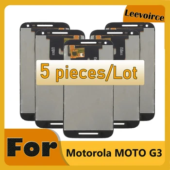 5 חתיכות/הרבה מבחן הרכבה עבור Motorola MOTO G3 G 3rd gen XT1544 XT1550 XT1540 מסך מגע תצוגה דיגיטלית LCD עבור Moto G 3