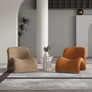 איטלקי בסגנון מינימליסטי יחיד, ספה נפתחת בסלון ומרפסת פנאי הכיסא מעצב יצירתי הספה