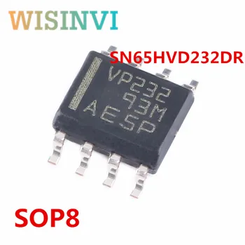 10pcs/הרבה SN65HVD232DR SN65HVD232D SN65HVD232 VP232 SOP8 יכול ממשק המשדר חדש מהר לשלוח