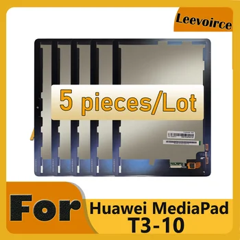סיטוני 5PCS LCD עבור Huawei MediaPad T3 10 AGS-L09 AGS-W09 AGS-L03 T3 9.6 LTE תצוגת LCD עם מסך מגע דיגיטלית הרכבה