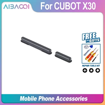 AiBaoQi מותג חדשים באיכות עבור Cubot X30 על לחצן ההפעלה ועל לחצן עוצמת הקול עבור Cubot X30 הצד כפתור חלקים