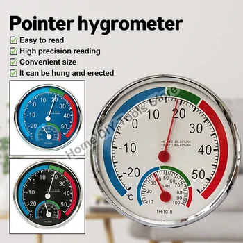 מצביע מדחום Thermohygrometer לחות מקורה חיצונית 2 1 קיר שולחן העבודה טמפרטורה מד לחות ביתיים
