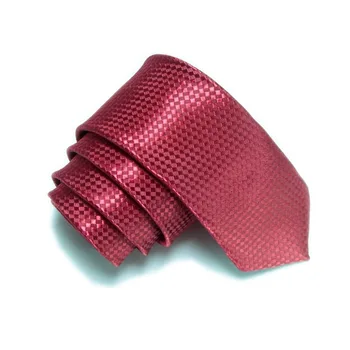 2022 סלים קשרים רזה עניבה לגברים עניבה משובצת מוצק פוליאסטר